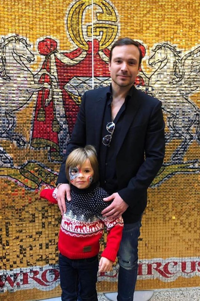 Алексей Чадов с сыном