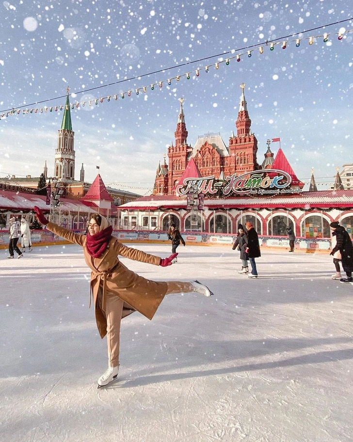 Где кататься на лыжах и коньках в Москве