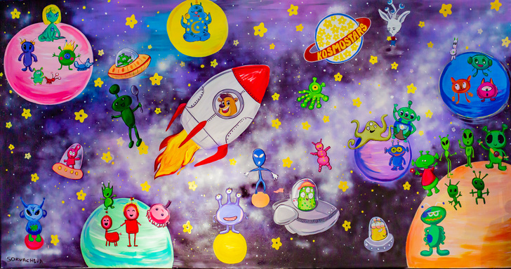 В День космонавтики Kosmostars® помог детям отправить послание в космос.