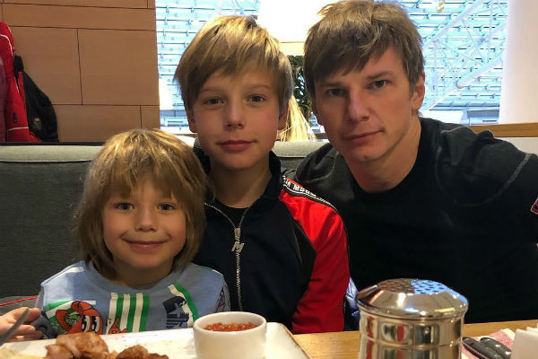 В январе Аршавин впервые за пять лет увиделся с детьми