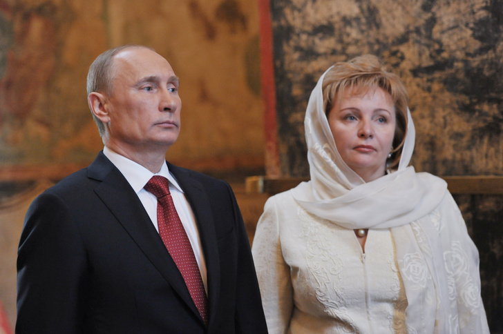 Владимир Путин с бывшей супругой Людмилой