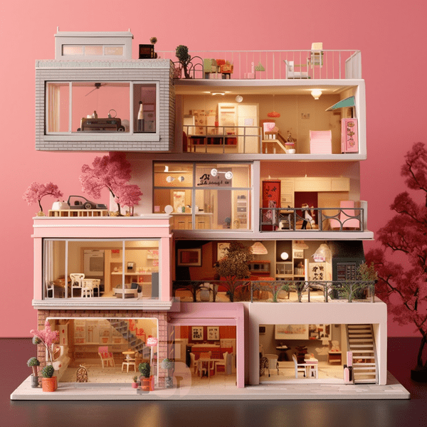 Жизнь в розовом цвете: нейросеть превратила 15 мировых столиц в домики Барби