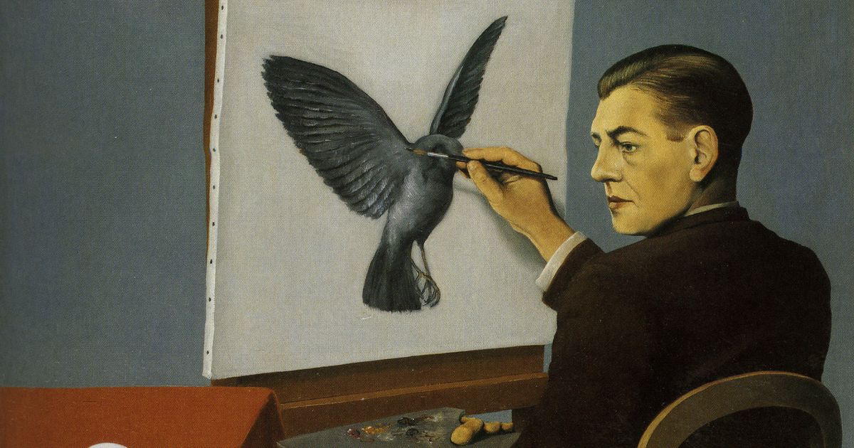 Магритт проницательность. Рене Магритт автопортрет. Рене Магритт картина с птицей. Рене Магритт «тормоз» 1936. Гениальные в искусстве