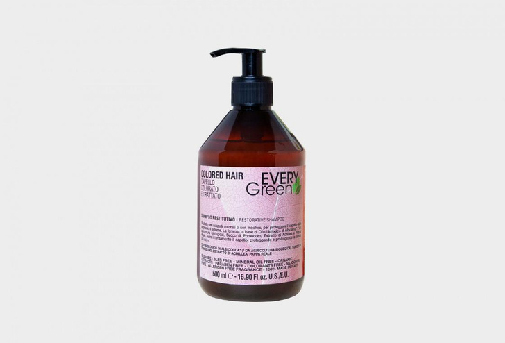 Шампунь для окрашенных волос EveryGreen Shampoo restorative 500 мл