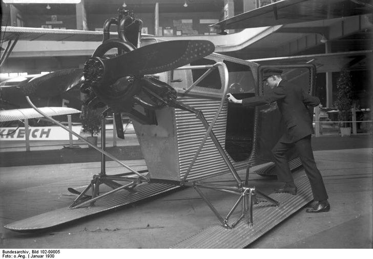Фото АНТ-IV из немецкого архива, 1930-й. Этот вариант — с импортным 100-сильным мотором «Бристоль Люцифер»
