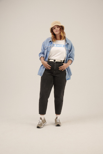 Фото №5 - Лучшие модели: Levi's выпустили коллекцию джинсовой одежды для девушек plus size