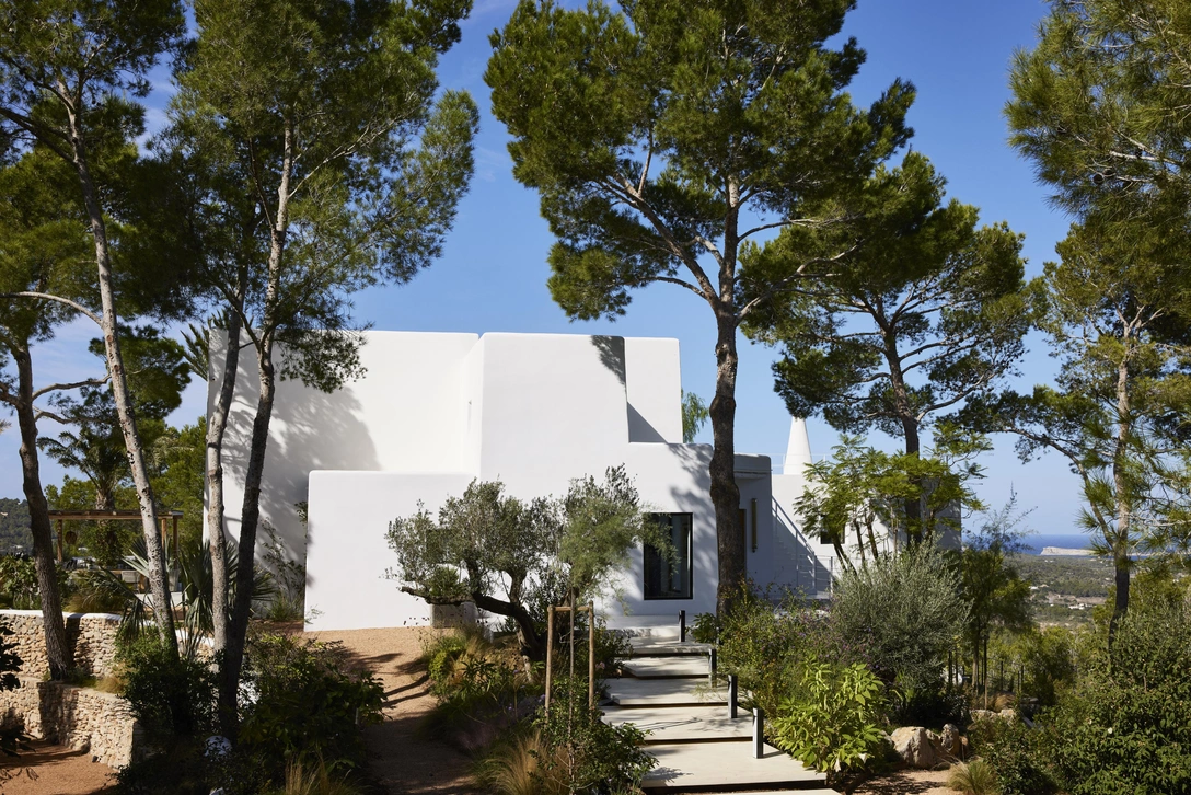 Вилла с видом на сосновый лес и море на Ибице | Источник: Фрэнсис Эмианд