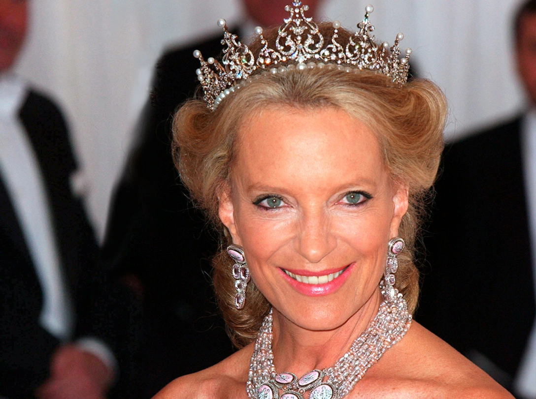 Принцесса Майкл Кентская во время государственного банкета в честь визита президента России Владимира Путина, Лондон, 25 июля 2003 года | marieclaire.ru