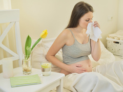 Простуда при беременности: 3-й триместр