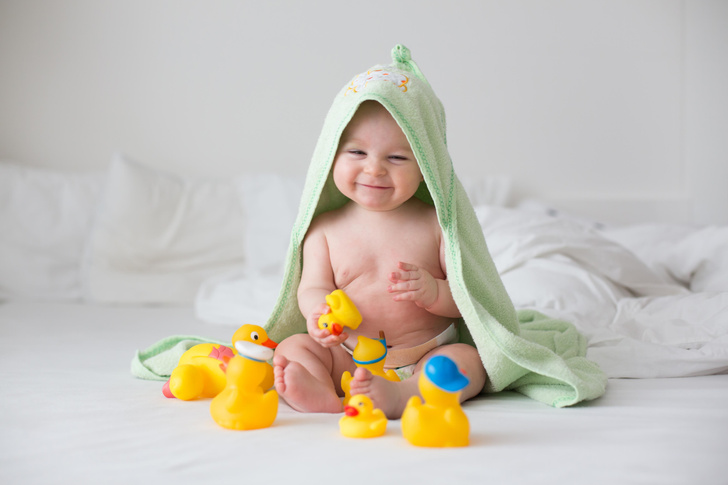 гигиена младенца, гигиена новорожденного, как часто менять полотенца, как часто мыть игрушки