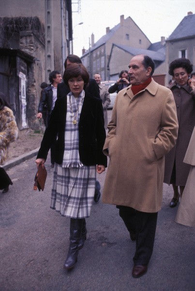 Франсуа Миттеран с супругой Даниэль