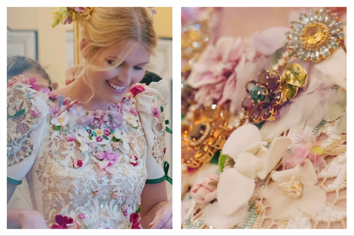 Фото №4 - Абсолютный рекорд: пять кутюрных платьев невесты на королевской свадьбе Китти Спенсер