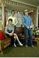 Elton John, mother Sheila and Fred Fairebrother Элтон Джон