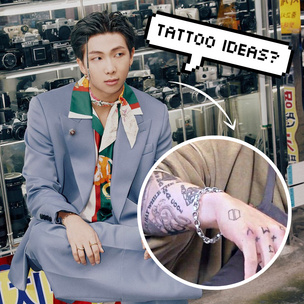 Друзья навеки: RM рассказал, какие совместные татуировки хотят набить BTS 😎