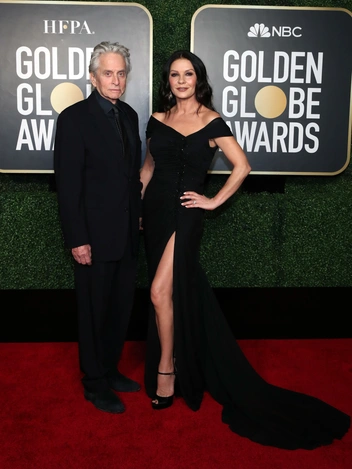Майкл Дуглас и Кэтрин Зета-Джонс на Golden Globe Awards
