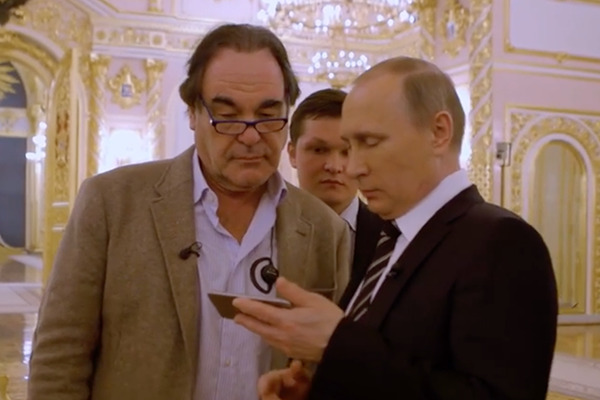 Оливер Стоун несколько раз встречался с Владимиром Путиным в Кремле