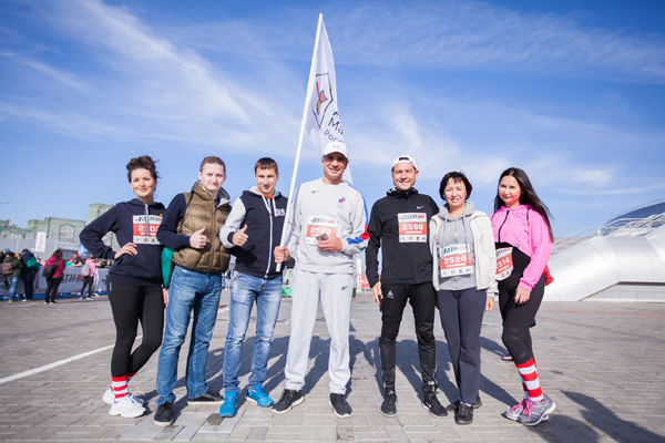 Команда «Дома Роналда Макдоналда» во время прошлогоднего Казанского марафона