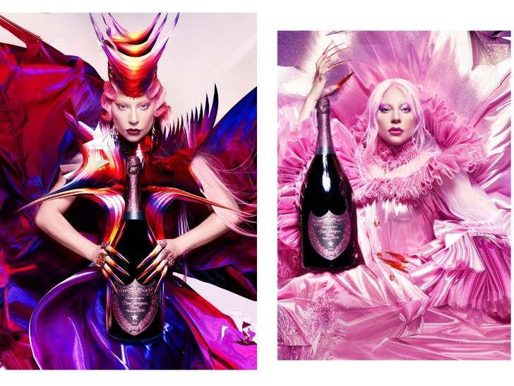 Леди Гага создала скульптуру в рамках коллаборации с Dom Pérignon