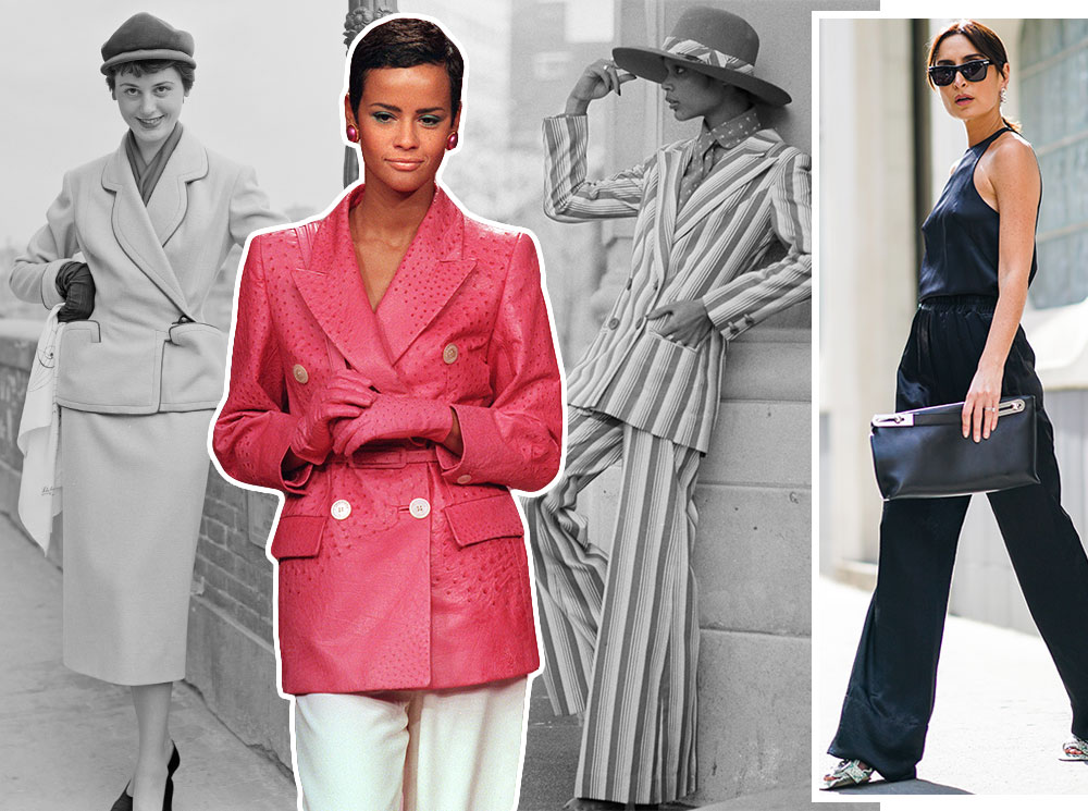 Как менялась офисная мода: от классического костюма до латекса и кожи | marieclaire.ru