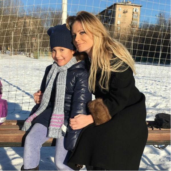 Дана Борисова с дочкой