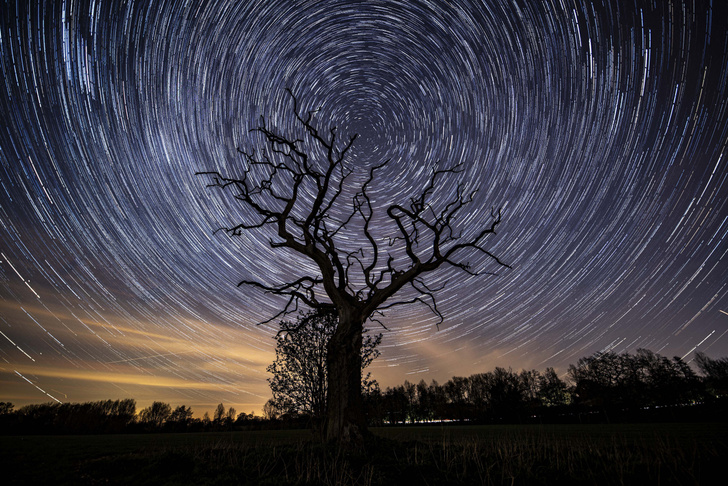 Британский фотограф запечатлел небо в духе Ван Гога