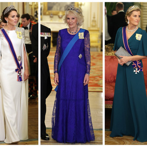 Парад тиар в Букингемском дворце: принцесса Кейт, королева Камилла и графиня Софи — у кого бриллианты роскошнее?