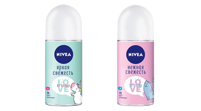 Антиперспиранты NIVEA LOVE: особая забота для юной кожи