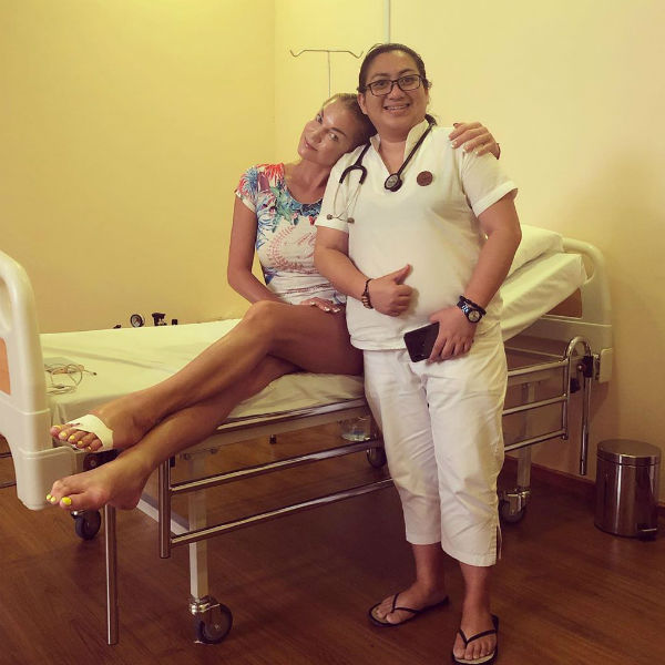 Анастасия Волочкова получила травму ноги