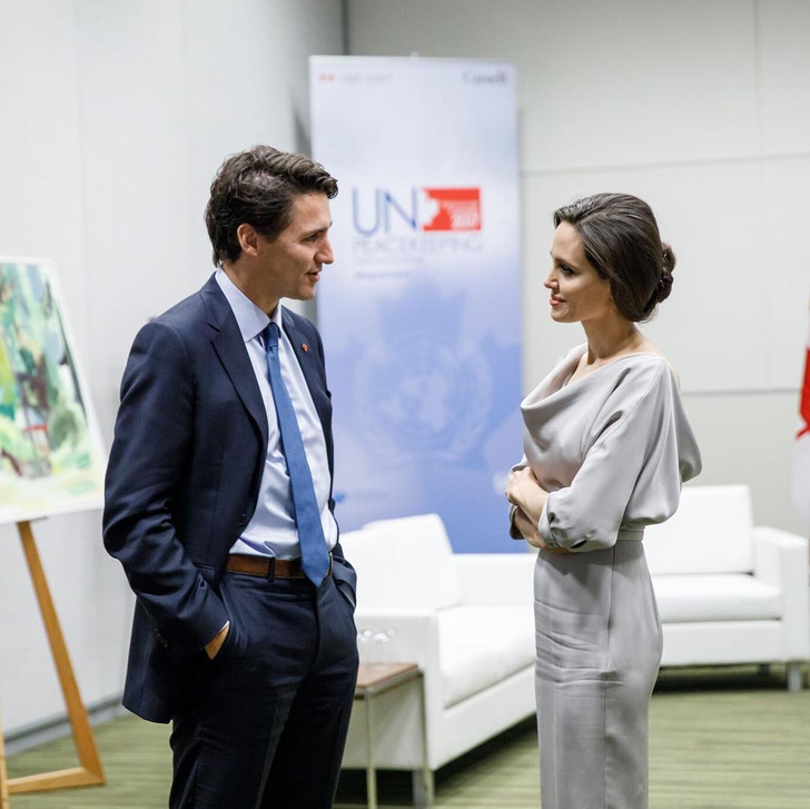 Джастин Трюдо и Анджелина Джоли: встреча тет-а-тет в Ванкувере