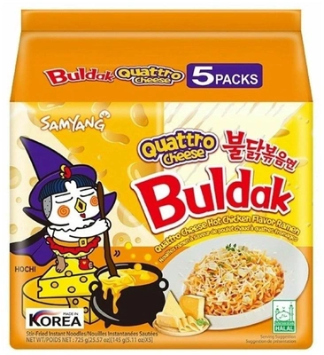 Сырный рамен Buldak Quattro Cheese