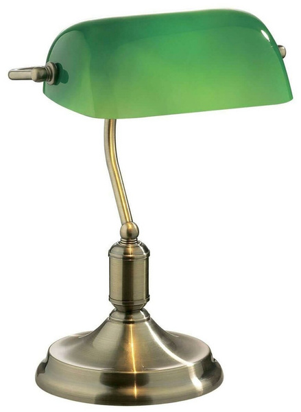 Настольная лампа в стиле ретро Lawyer, Ideal Lux, 60 Вт