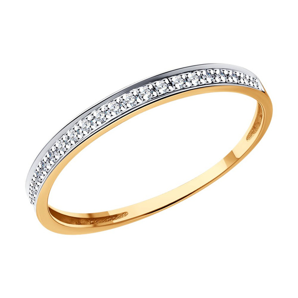 Кольцо из золота с бриллиантами SOKOLOV