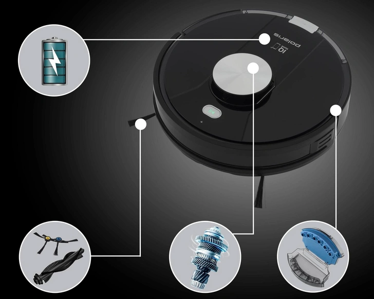 Топ преимуществ нового робота-пылесоса с лидаром от Polaris