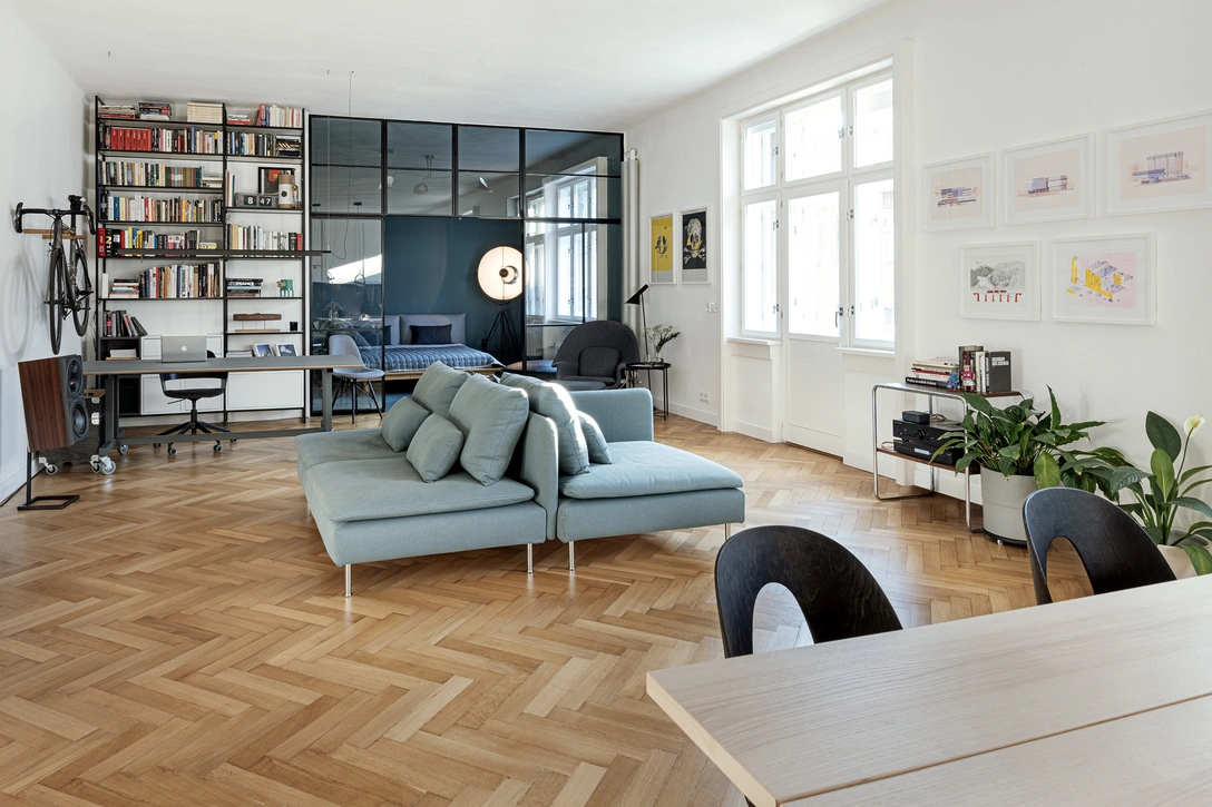 Квартира с элементами лофта в Праге | Источник: Александр Доброводский