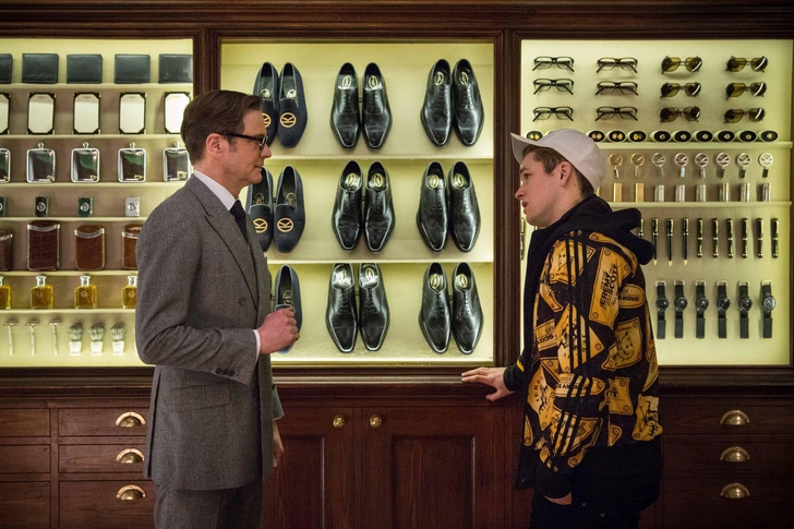 Кадр из кинофильма «Kingsman: Секретная служба», 2015 г.