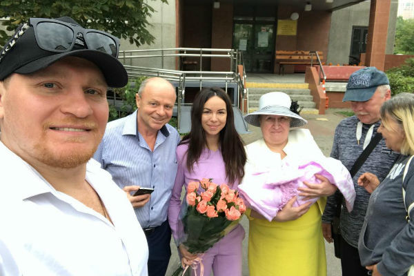 Сергей Сафронов с семьей