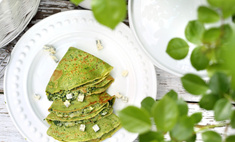 Зеленый — цвет надежды: рецепт блинчиков со шпинатом