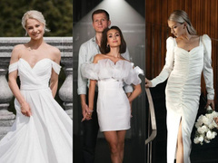 Самые красивые свадебные платья российских фигуристок: Синицина сменила три образа, Тарасова оголила плечи