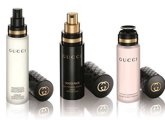 Легкий увлажняющий крем Gucci Perfecting Lightweight Moisturizer, Сыворотка-праймер для подготовки кожи к нанесению макияжа Silk Priming Serum,  Очищающая вода Purifying Cleansing Water