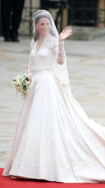 Герцогиня Кэтрин в Вестминстерском аббатстве, 29 апреля 2011