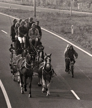 История одной фотографии: Европа на лошадях во время нефтяного эмбарго, 1973