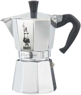 Гейзерная кофеварка Bialetti Moka Express (6 чашек), 270 мл