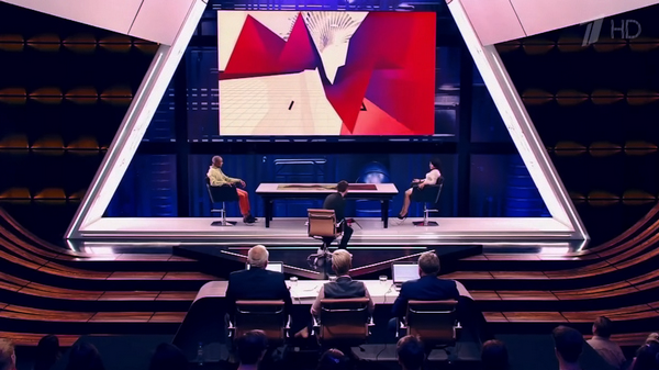 Анастасия Кормышева и Вэйланд Родд на съемках передачи