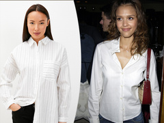 Как носить простую рубашку так же соблазнительно, как Джессика Альба в нулевых?