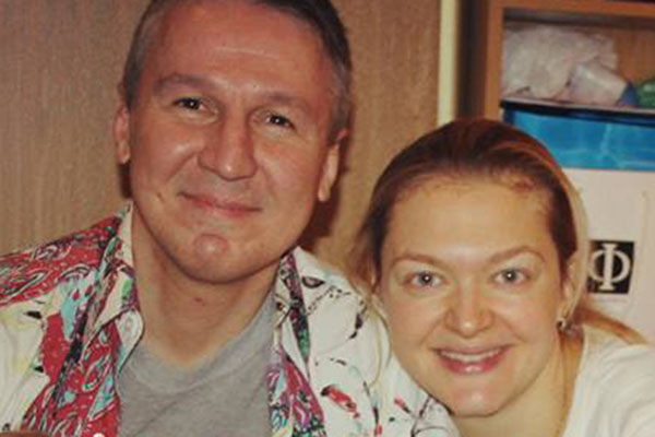Алексей Дайнеко и его жена Елена Логацкая