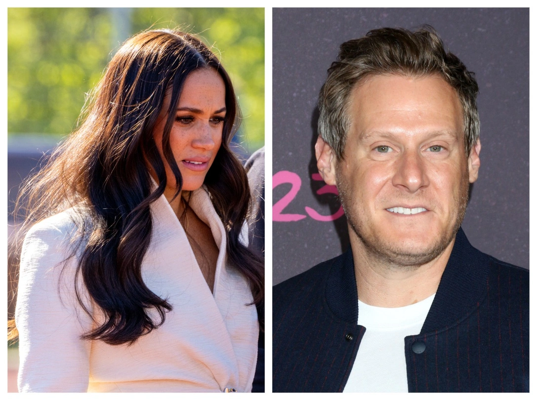 Герцогиня Меган в Нидерландах, 17 апреля 2022; Тревор Энгельсон а Лос-Анджелесе, 17 февраля 2022 | marieclaire.ru