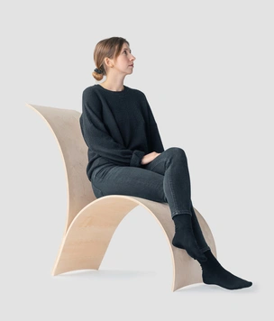 Необычные самосборные шезлонги HygroShape