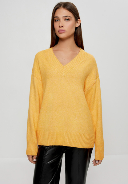 Пуловер Zarina, цвет: желтый, MP002XW0LBP9 — купить в интернет-магазине Lamoda