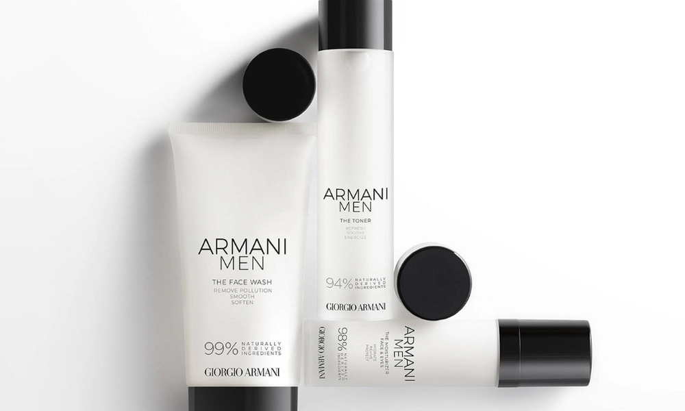 Armani beauty. Линия косметики Giorgio Armani. Armani косметика мужская. Armani man face Wash. Средства для ухода Armani.