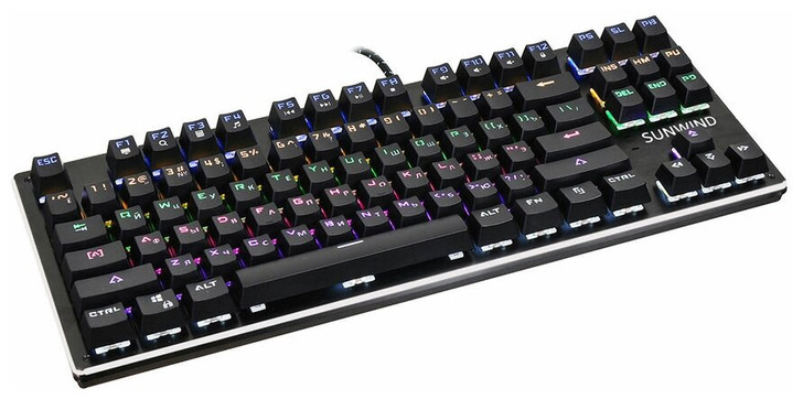 Механическая игровая клавиатура с RGB-подсветкой, SunWind